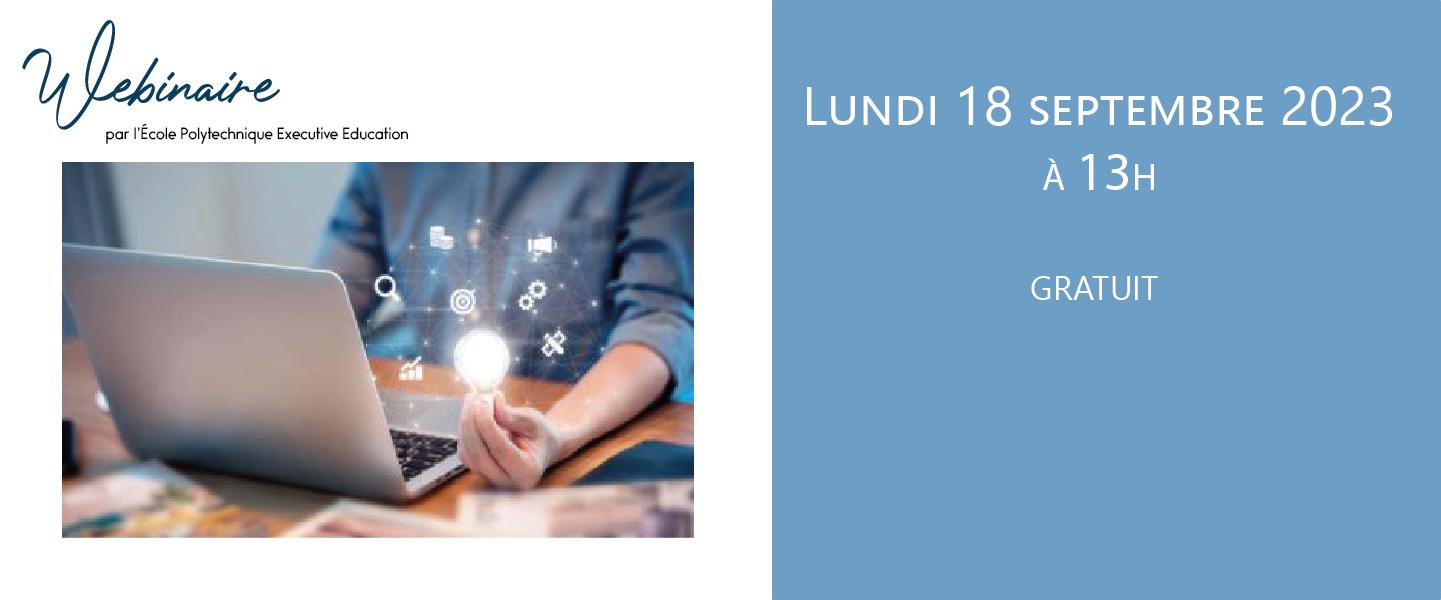 Webinaire Management de l'innovation technologique Webinaire Management de l'innovation technologique