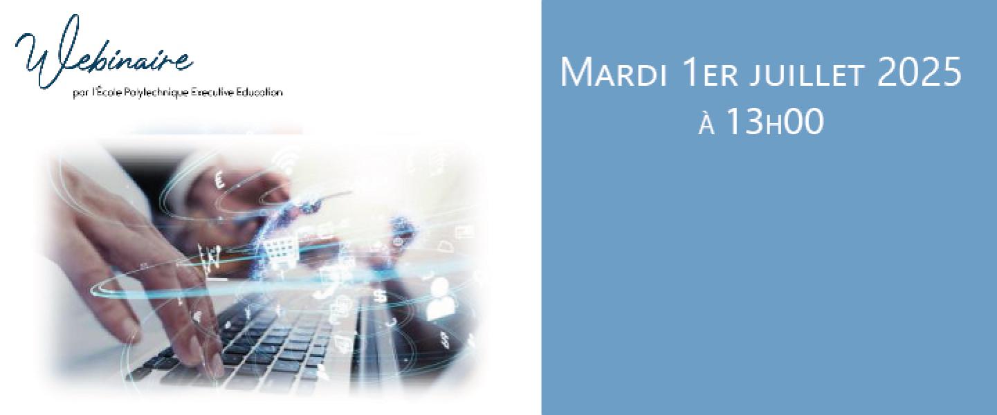Webinaire de présentation - Stratège de la transformation numérique Webinaire de présentation - Stratège de la transformation numérique