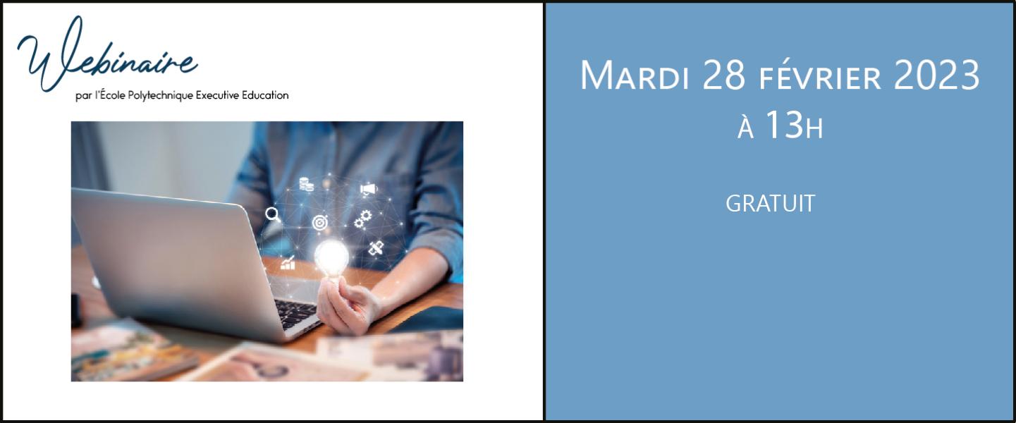 Webinaire Management de l'innovation technologique Webinaire Management de l'innovation technologique