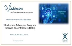 Blockchain Advanced Program  - Finance décentralisée (DeFi)