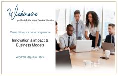 Webinaire Innovation à Impact et Business Models